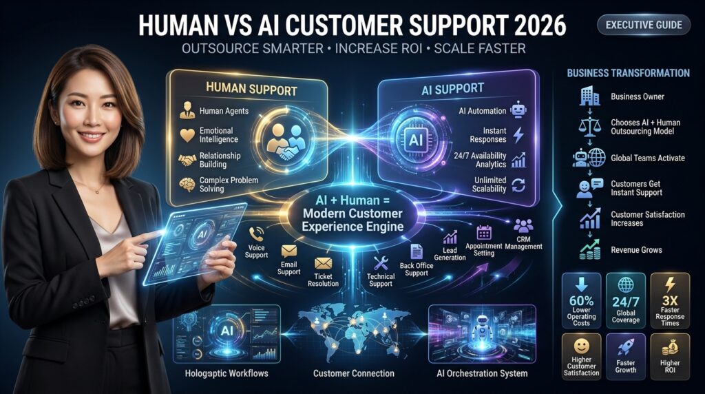 Human vs AI Customer Support