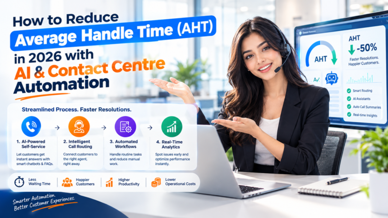 How to Reduce Average Handle Time (AHT) in 2026 with AI & Contact Centre Automation